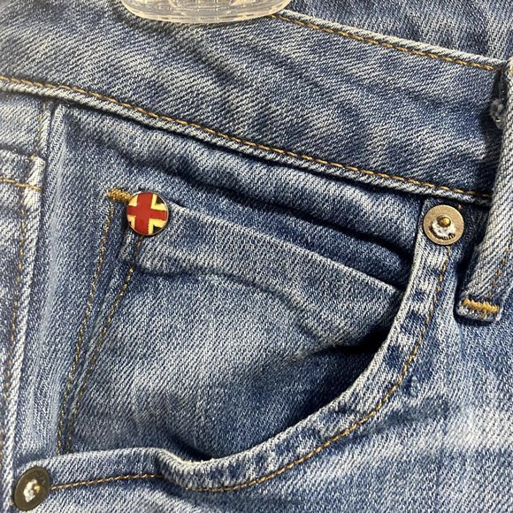 Hudson Bacara Straight Leg Cropped Cuffed Jeans Size‎ 25 - Picture 4 of 11